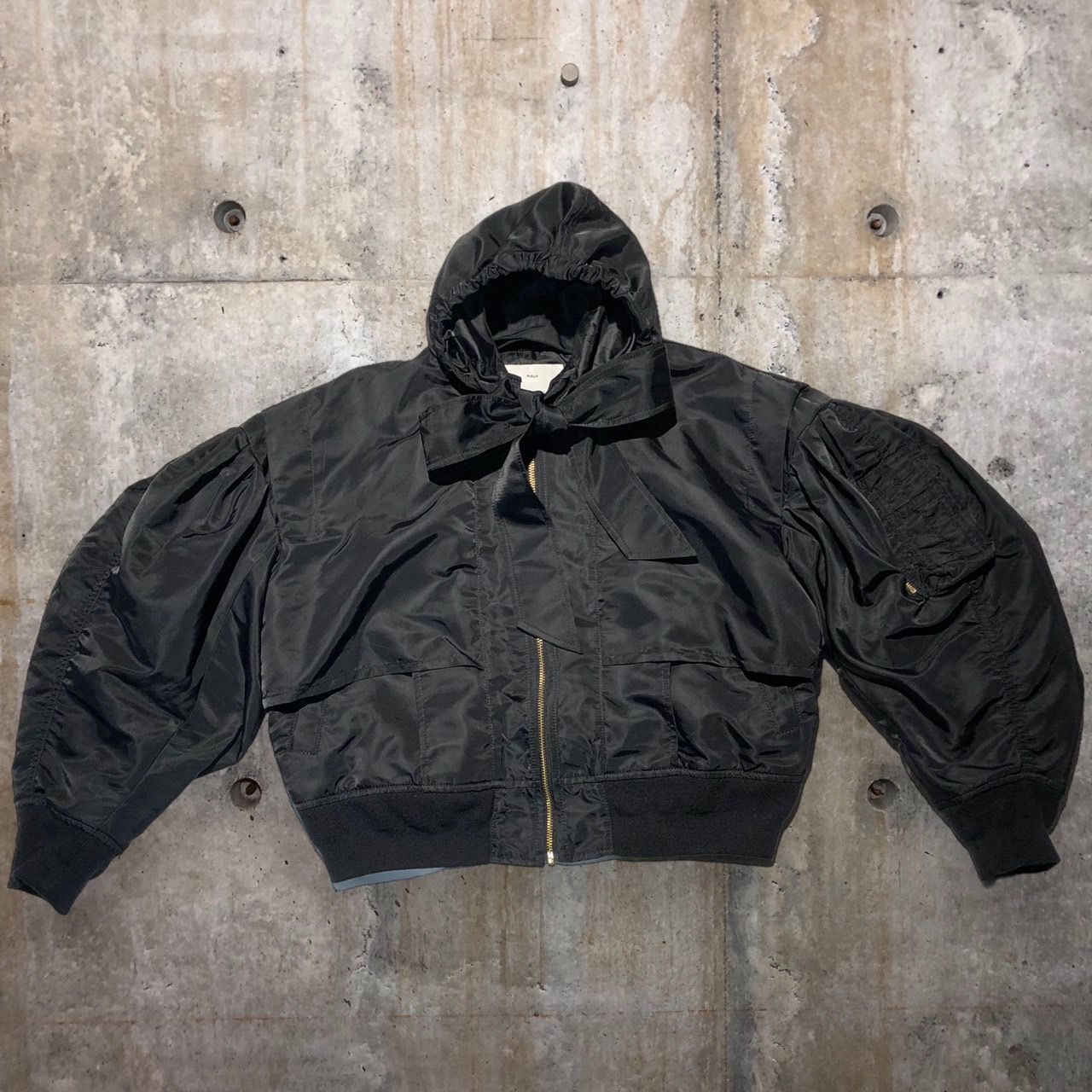 TOGA PULLA(トーガプルラ) 20AW Nylon Twill Blouson/MA-1 ジャケット TP02-FC235  38(Mサイズ程度) ブラック - メルカリ