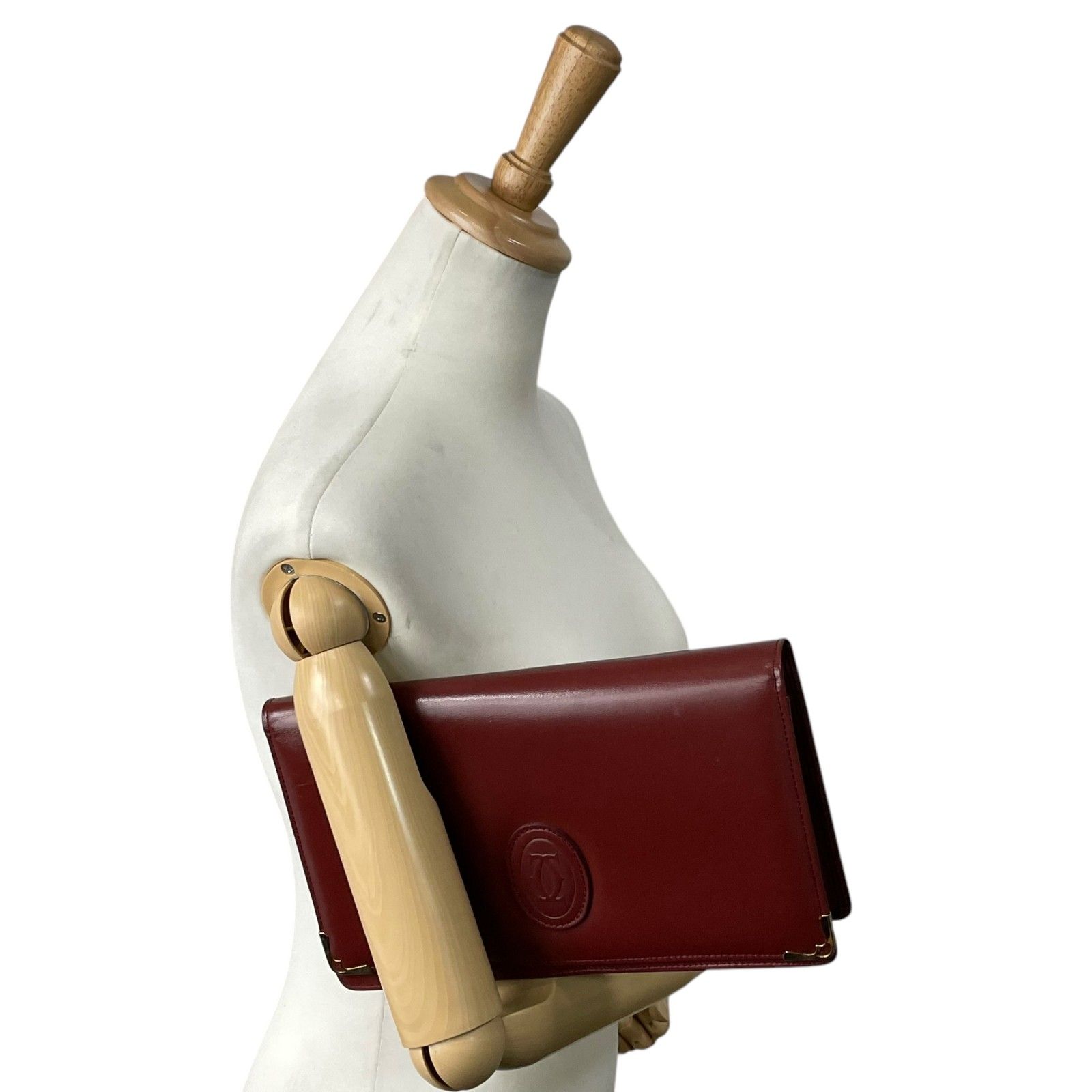 美品 Cartier カルティエ クラッチバッグ セカンドバッグ レザー