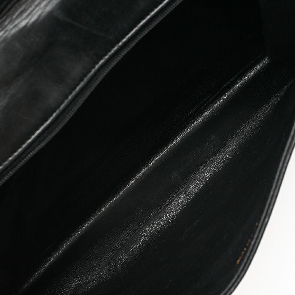 CHANEL シャネル チェーンショルダー バッグ ラムスキン 黒 ココマーク フ ルフラップ プッシュロック ゴールド金具 レディース DECORATOM_COM_BR