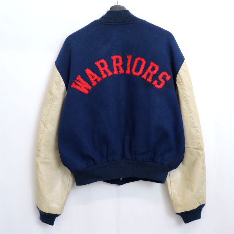 70s USA製 empire SPORTING GOODS スタジャン 70s EMPIRE メンズ衣料 ジャケット スタジャン SIZE S ブラック
