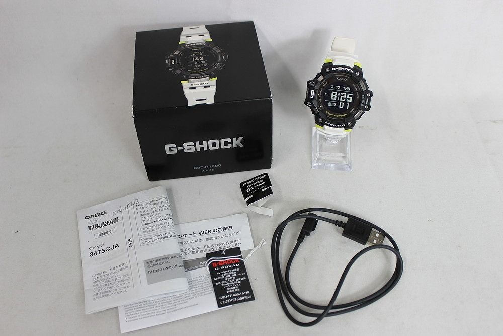 ●CASIO G-SHOCK GBD-H1000-1A7JR ホワイト 腕時計 き