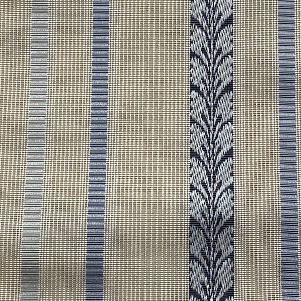 半幅帯 秀品 証紙 夏帯 本場筑前博多織 浴衣帯 四寸三分紗織 葉柄 縞 クリーム 正絹 WWW_USTAUSTRALIA_COM_AU