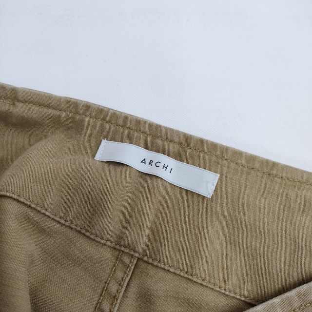 ARCHI   Back Satin Pants  アーキ／バックサテンパンツ archi BACK SATIN PANTS 定価33000円 AS23-G2 バックサテン