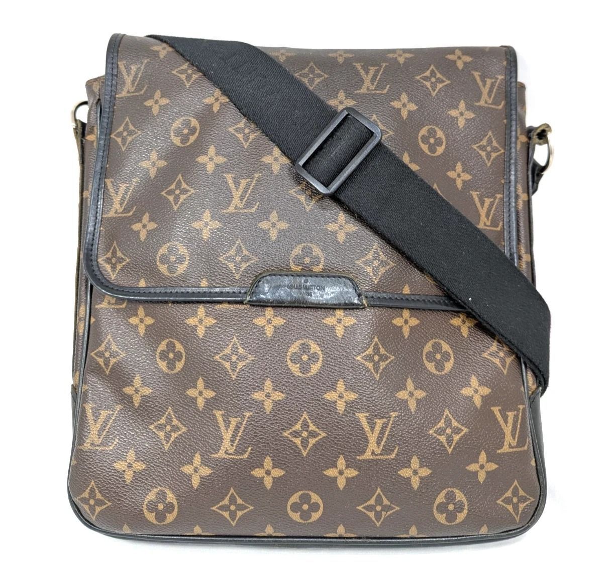 本物 ルイ ヴィトン ショルダーバッグ マカサー バスMM モノグラム M56715 LOUIS VUITTON メンズ レディース