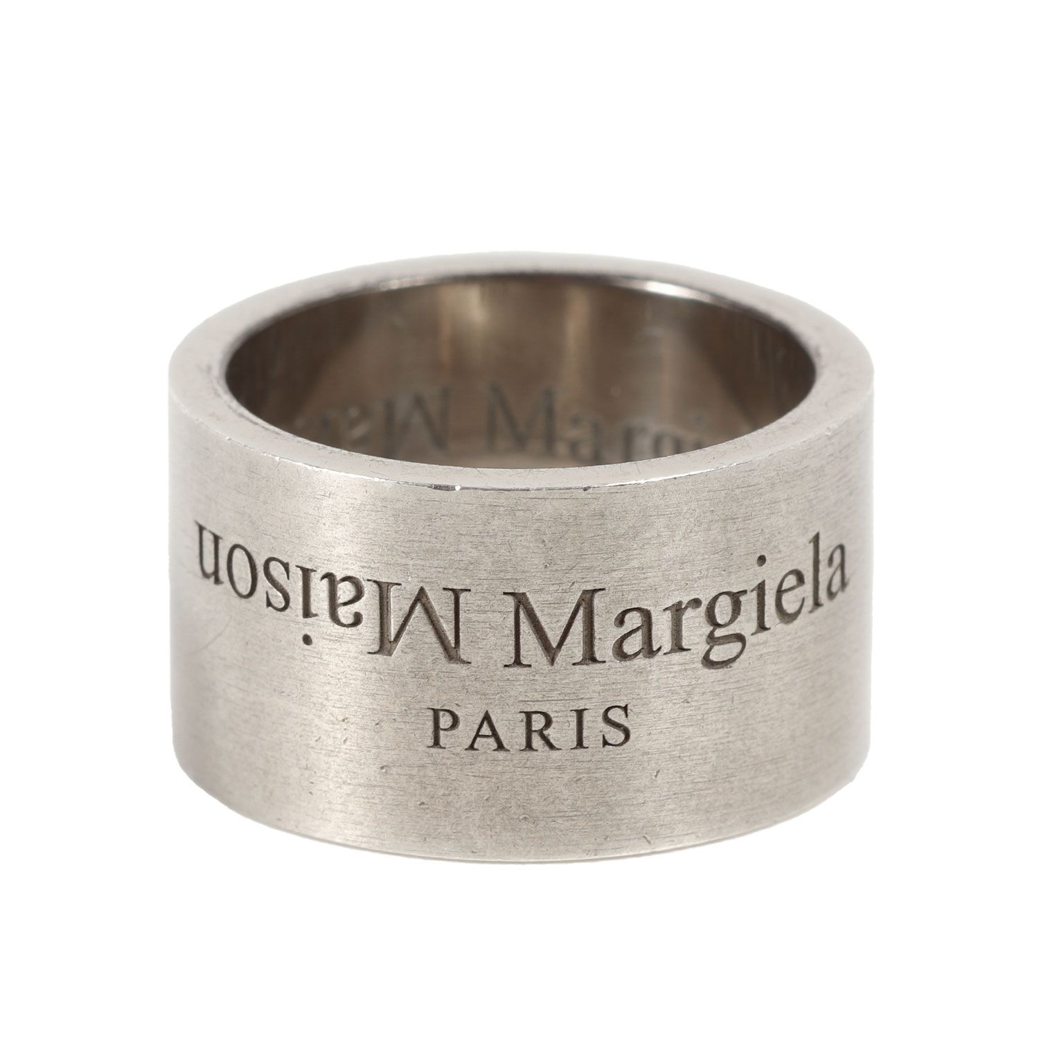 Maison Margiela メゾン マルジェラ リング サイズ 17号 | 反転ロゴ リング | Ag925 | シルバー | イタリア製 | ブランド アクセサリー ジュエリー メンズ