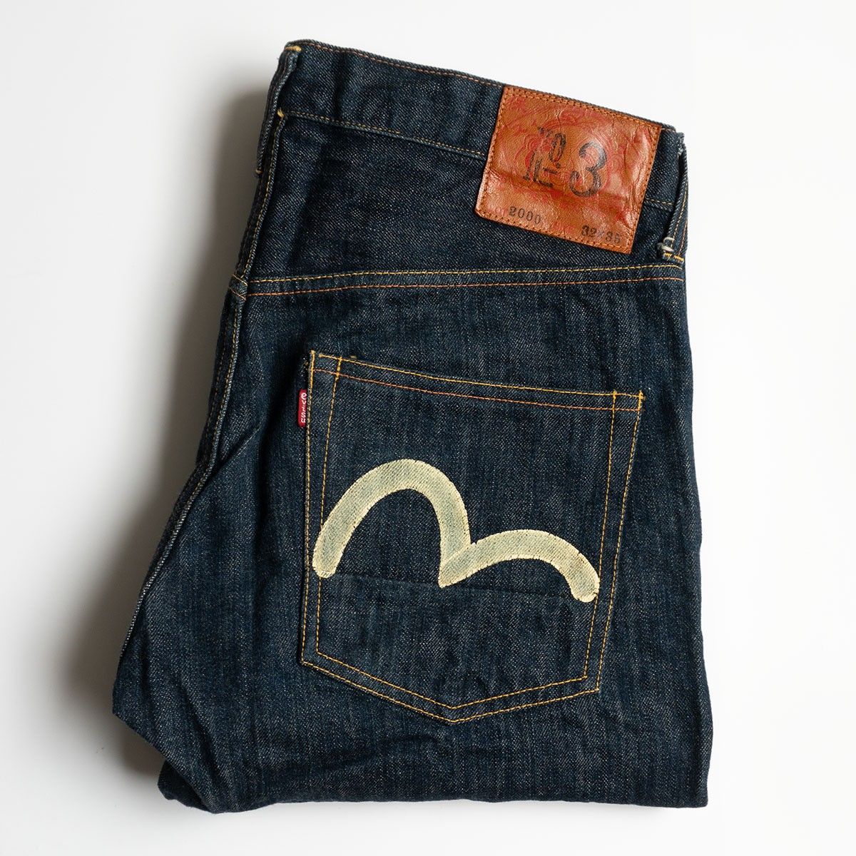 美品/濃紺】EVISU 【LOT.2000 デニムパンツ】32×35 エビス