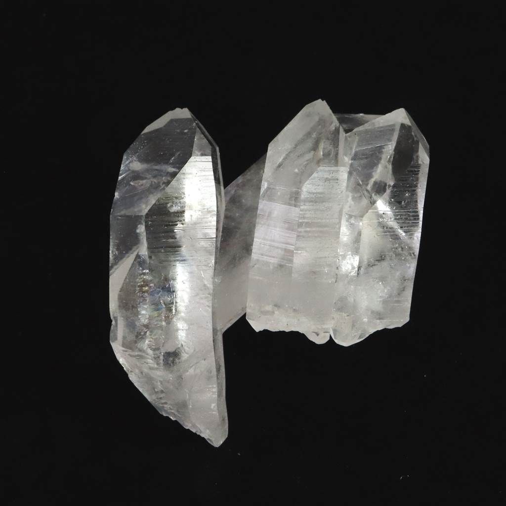 米国 アーカンソー州産 水晶 原石 レインボー、貫入 63.0g 【榎本通商