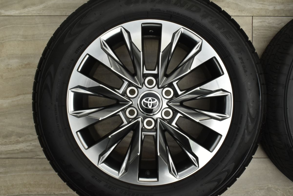 バリ溝 美品】トヨタ ランドクルーザー 300 ZX 純正 20in 8J +60