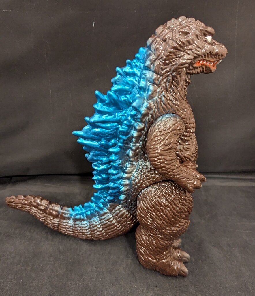 C① M1号 世紀の大怪獣 モスゴジ ゴジラ 赤目 約21㎝ 茶色成形 M1