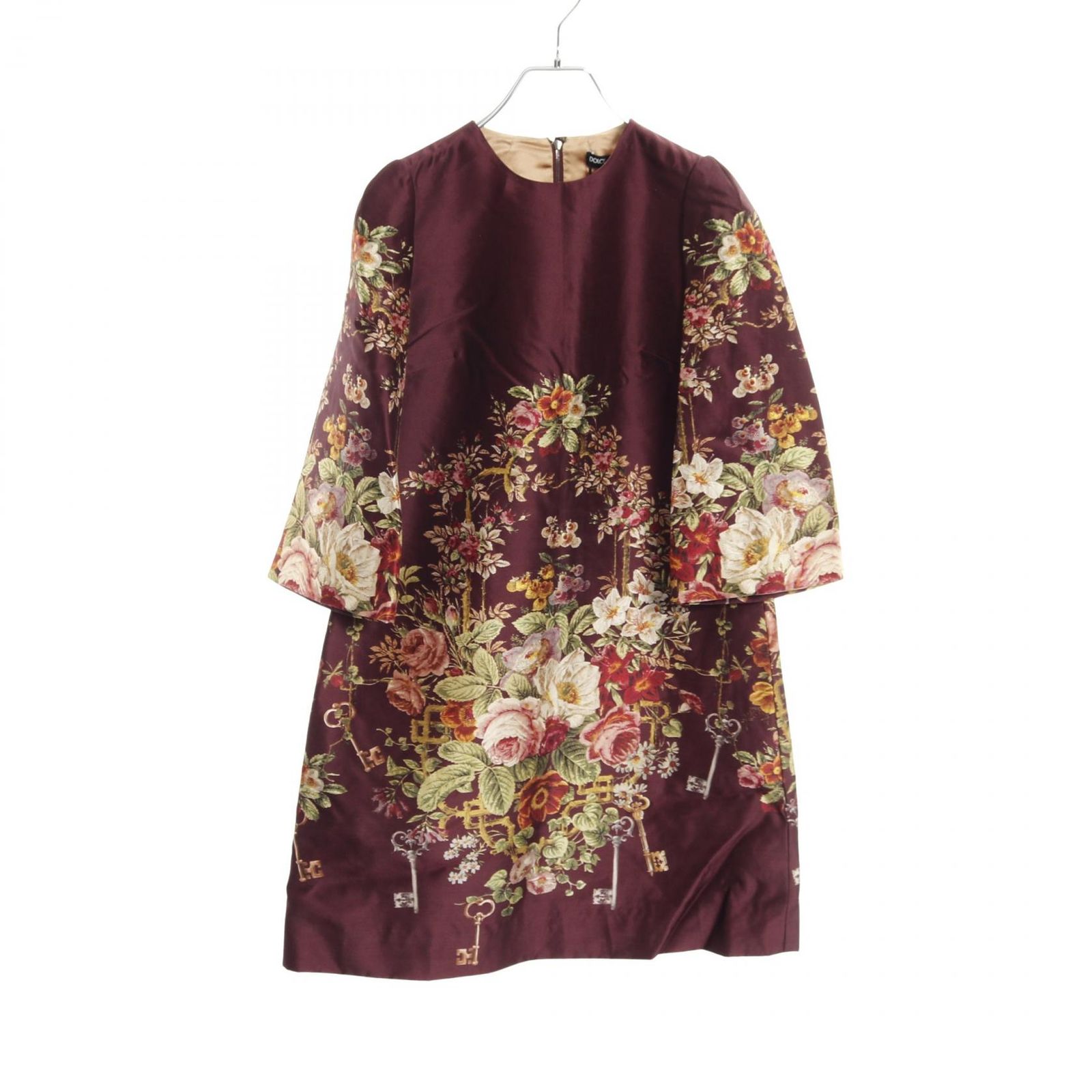 ドルチェアンドガッバーナ DOLCE - GABBANA ワンピース シルク ウール ワンピース レディース Used A