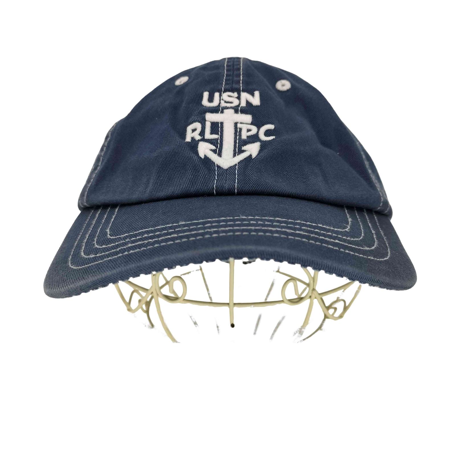 ポロバイラルフローレン　キャップ　新品未使用タグ付き ポロバイラルフローレン Polo by RALPH LAUREN 90s USN刺繍