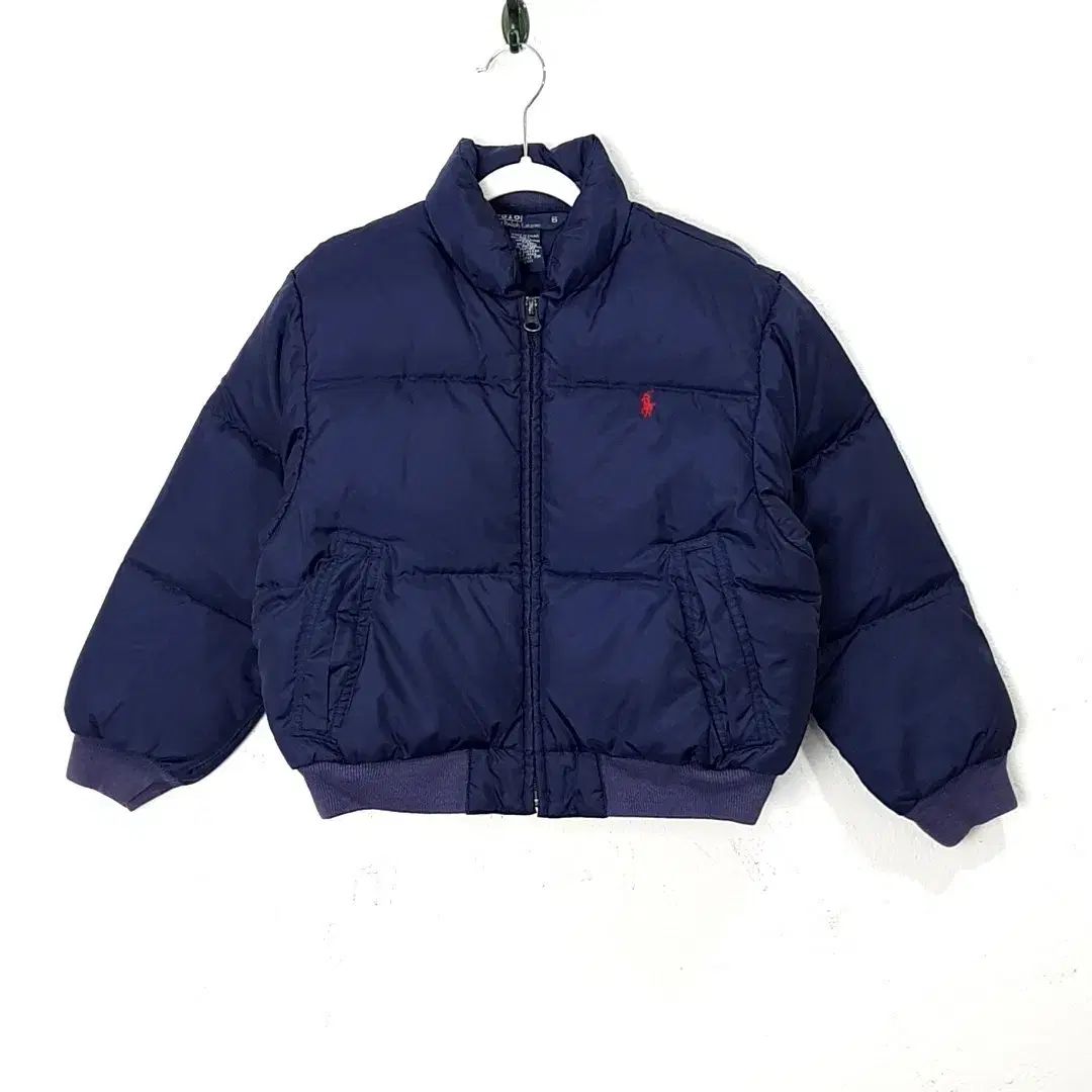 6T ポロ Ralph Lauren ラルフローレン ネイビー ダウン ブルゾン