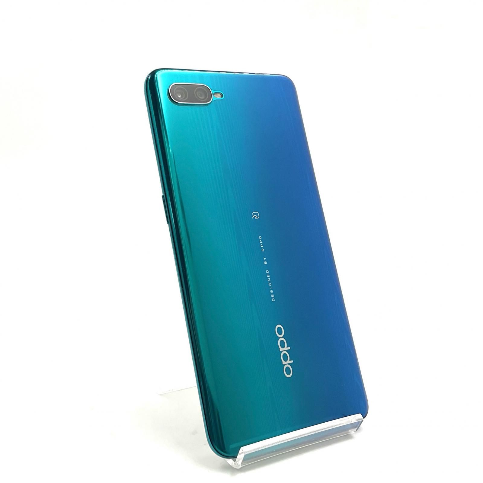 【全額返金保証】【最速発送】OPPO Reno A 128GB ブルー 楽天モバイル CPH1983 白ロム 動作確認済