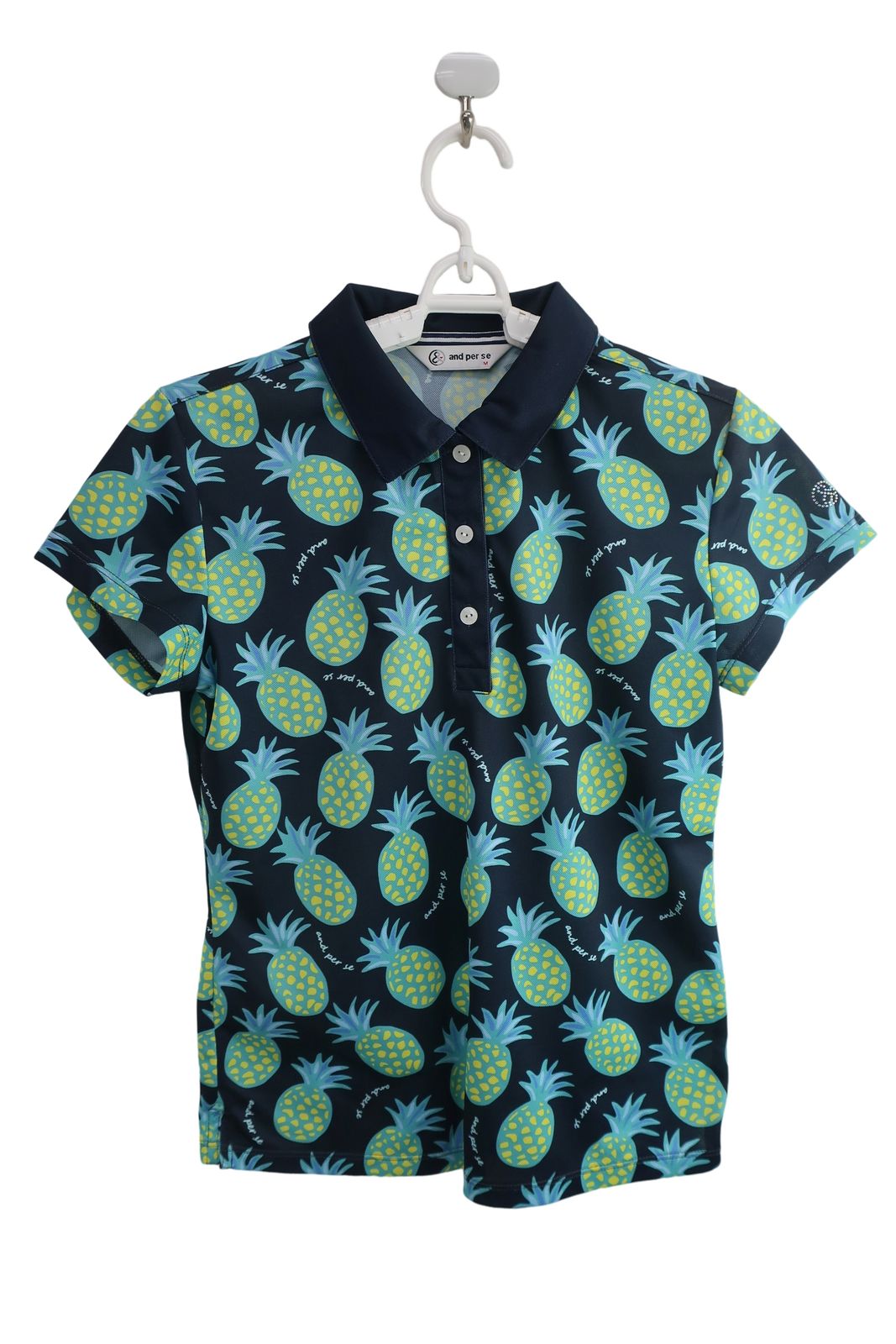 アンパスィ　ポロシャツ　スカート　セット 美品】and per se(アンパスィ) ポロシャツ スカート