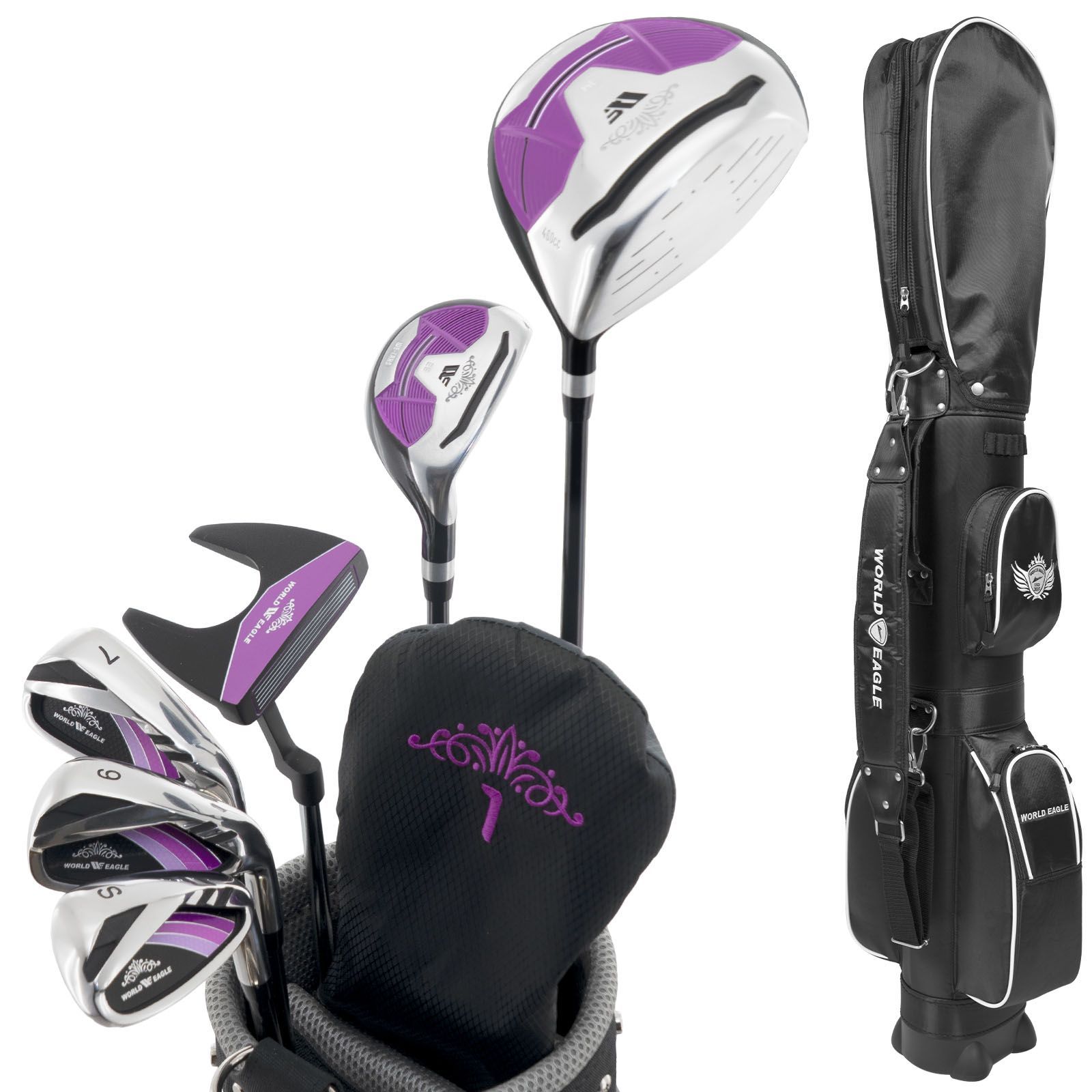 軽量・頑丈！ ワールドイーグル セルフスタンド クラブケース フード＆大型ポケット付き 7⁄7迄ゴルフ 軽量で頑丈 セルフスタンド クラブケース スタンドバッグ 7⁄7迄ゴルフ 軽量で頑丈 セルフスタンド クラブケース  スタンドバッグ - メルカリ