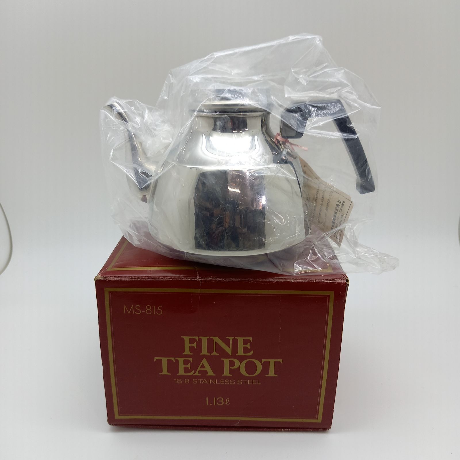 森井金属 ティーポット 1.13L ステンレス製 保管品 - メルカリ