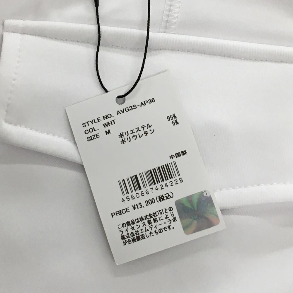 新品】アヴィレックスゴルフ ハーフパンツ 白 ストレッチ メンズ