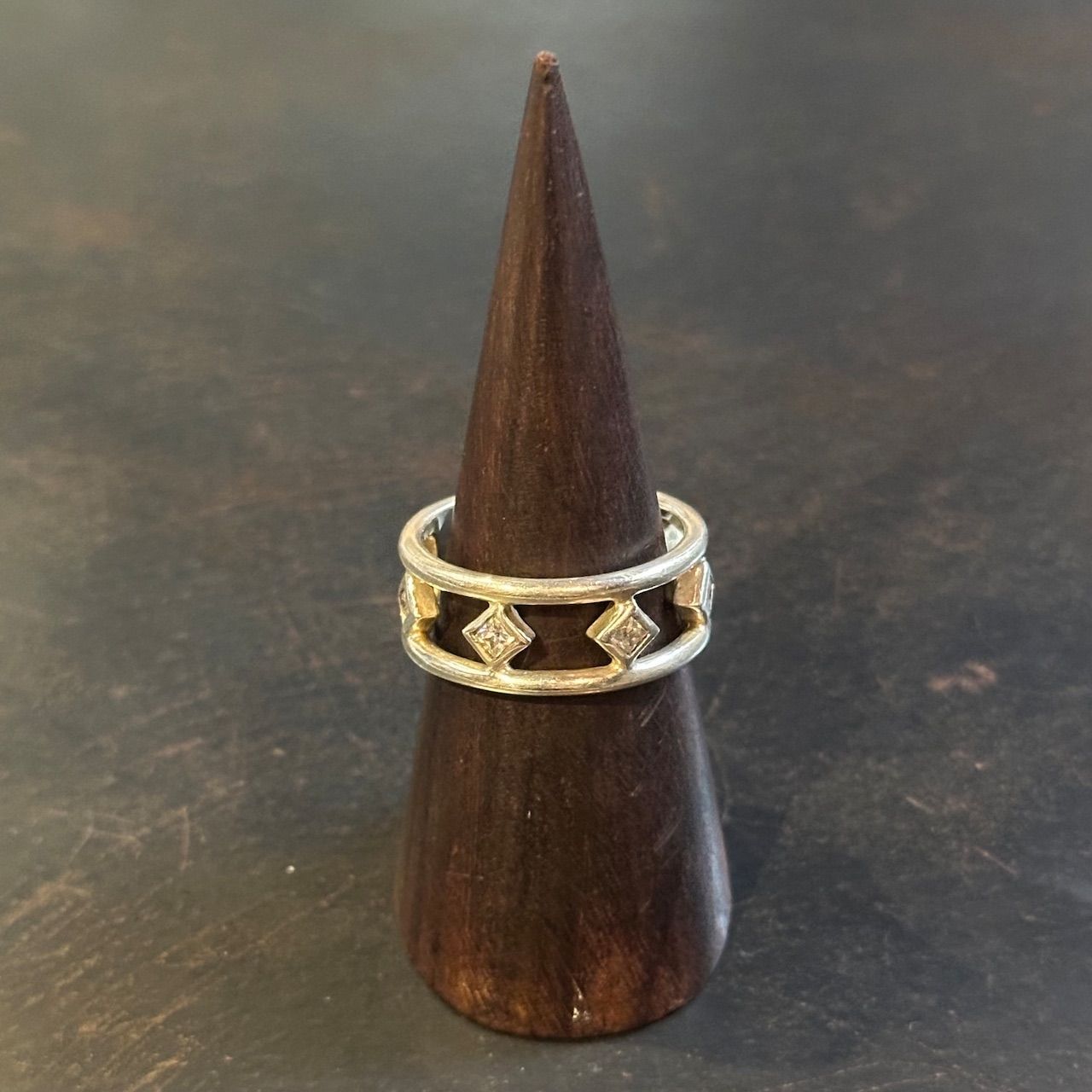 SILVER925 DIAMOND DESIGN RING/シルバー/リング