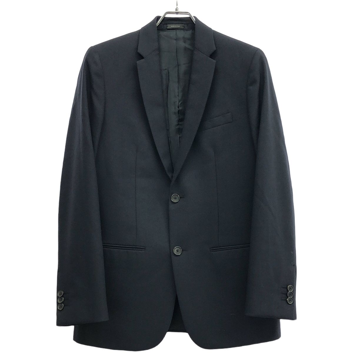 JIL SANDER ジルサンダー 15AW ノッチドラペル2Bセットアップスーツ JSMG235401 ネイビー 44