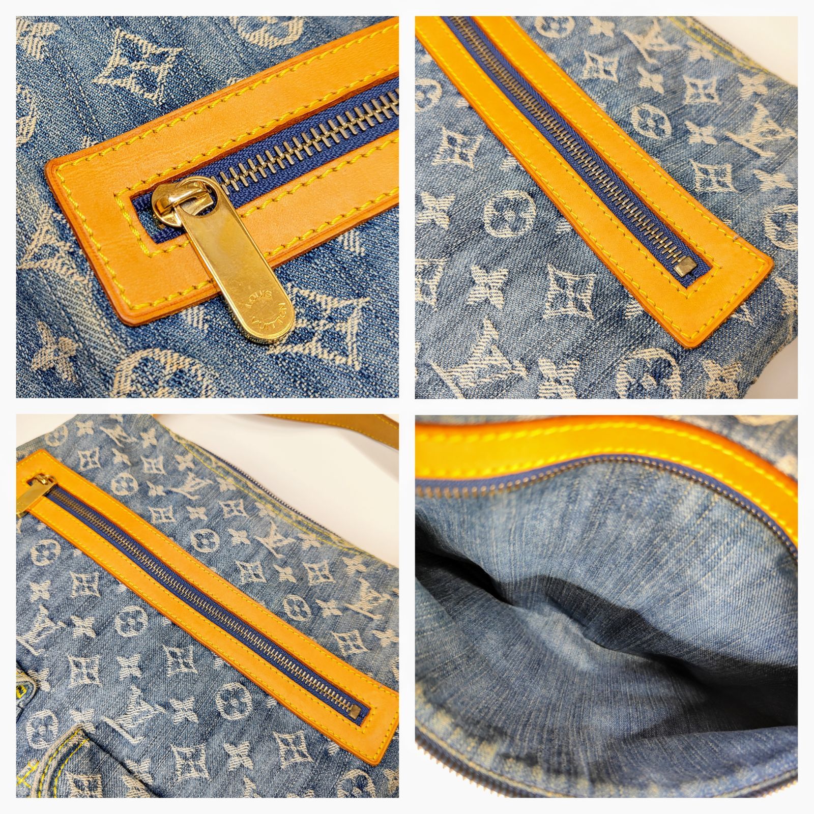 極美品 希少 廃盤】LOUIS VUITTON ルイヴィトン モノグラム デニム