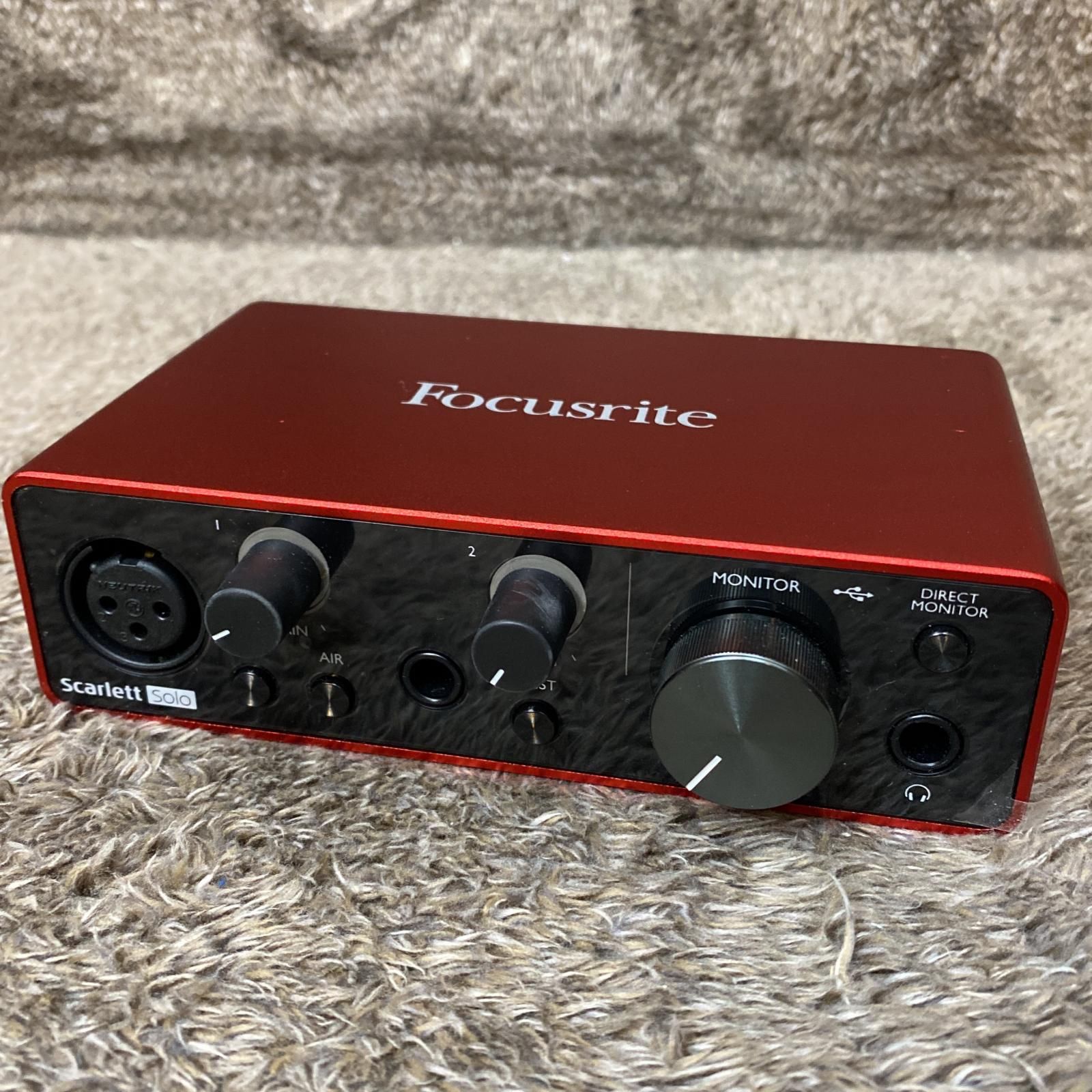尾張小牧店 楽器 Focusrite | フォーカスライト DTM DAW 音響機器 scarlett SOLO 477