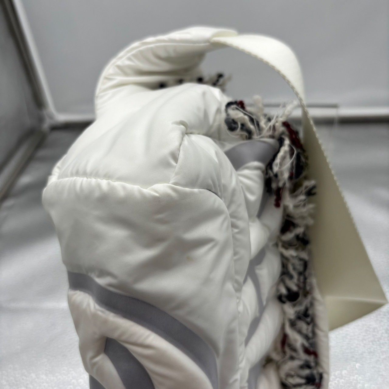 CHANEL ウエストバッグ ココネージュ ヴィンテージ加工 ツイード ホワイト