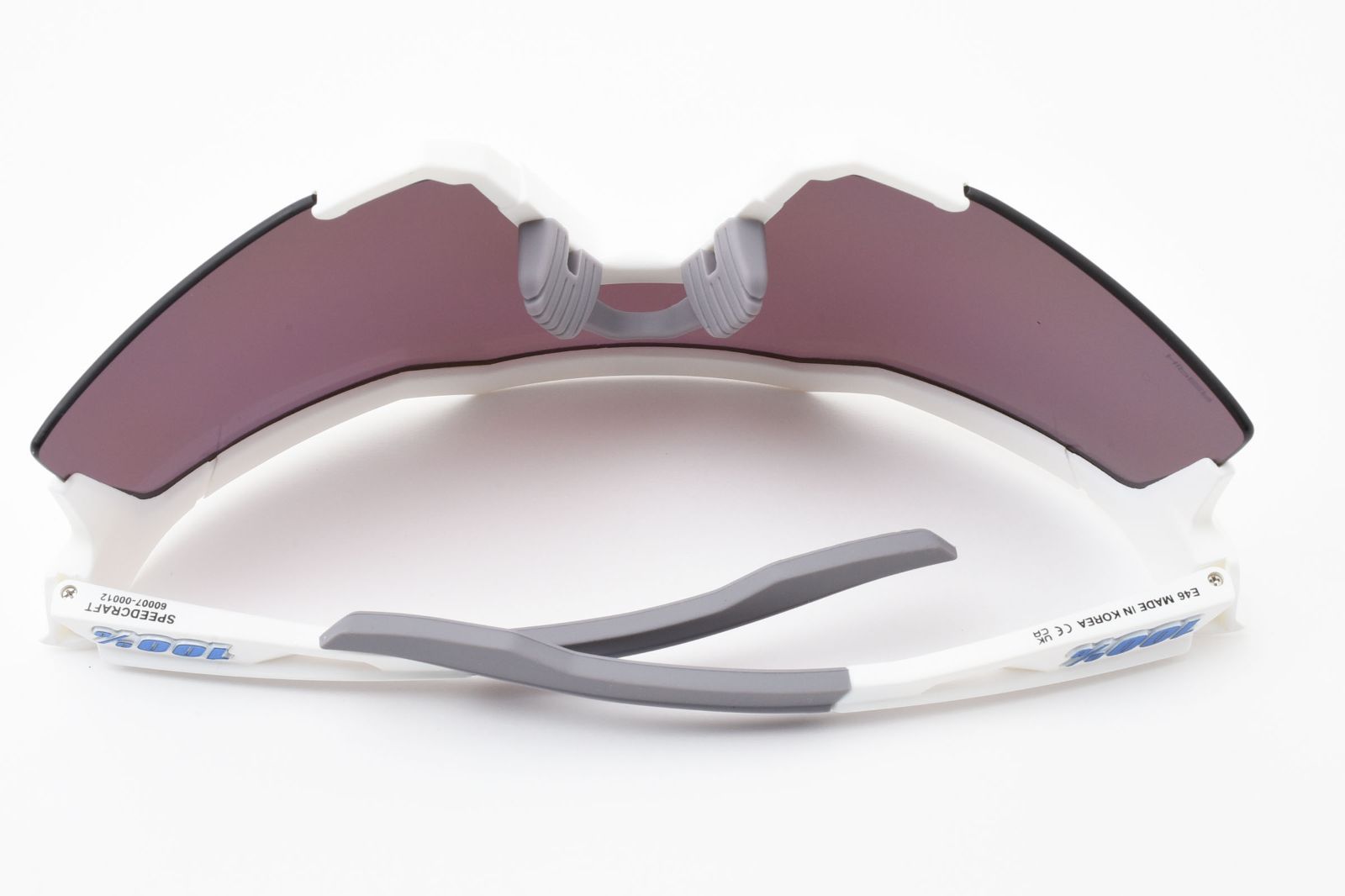 新品正規品 100% サングラス スピードクラフト マットホワイト ブルー