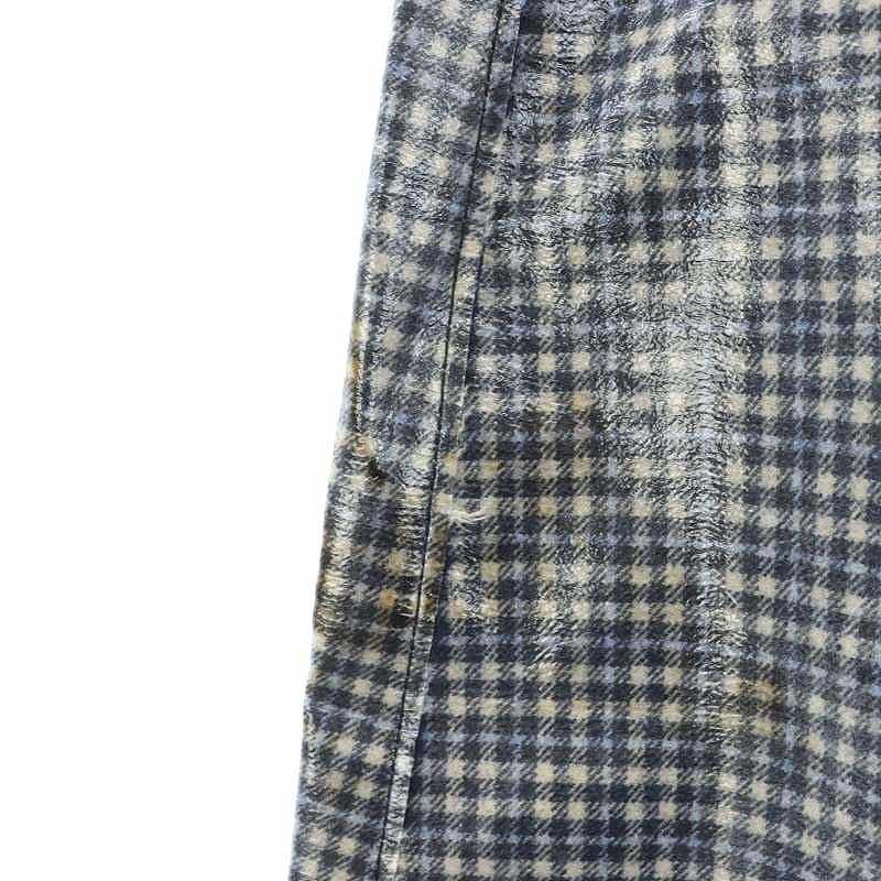 コーティングチェックスカート