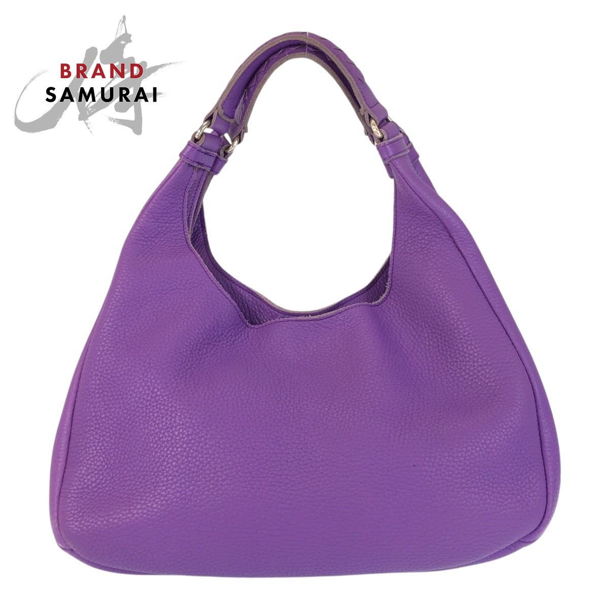 美品】BOTTEGAVENETA ホーボー イントレチャート ショルダーバッグ