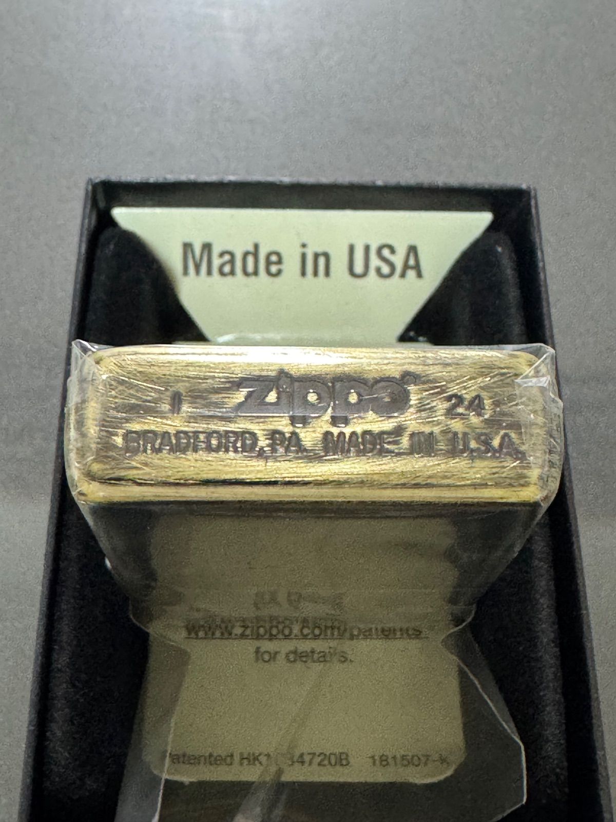 zippo ダイス ゴールド サイコロ 特殊加工品 2024年製 ケース