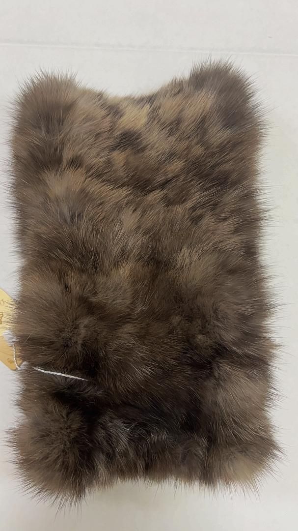 ◇新品限定◇上質なセーブル 編込みスヌード◇/毛皮リアルファー