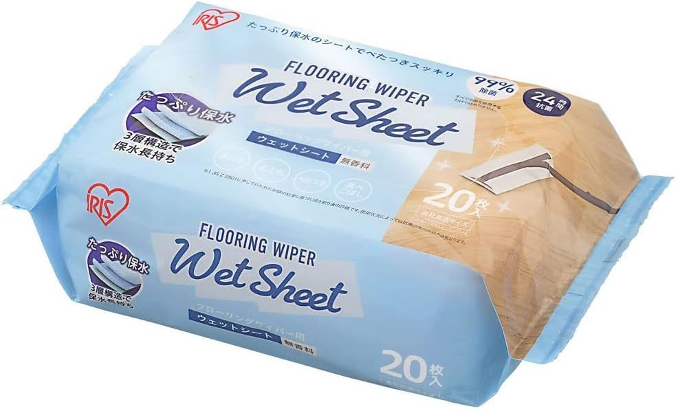 16個セット フローリングワイパー用ウェットシート 20枚入 ×16個セット 北海道 沖縄 離島