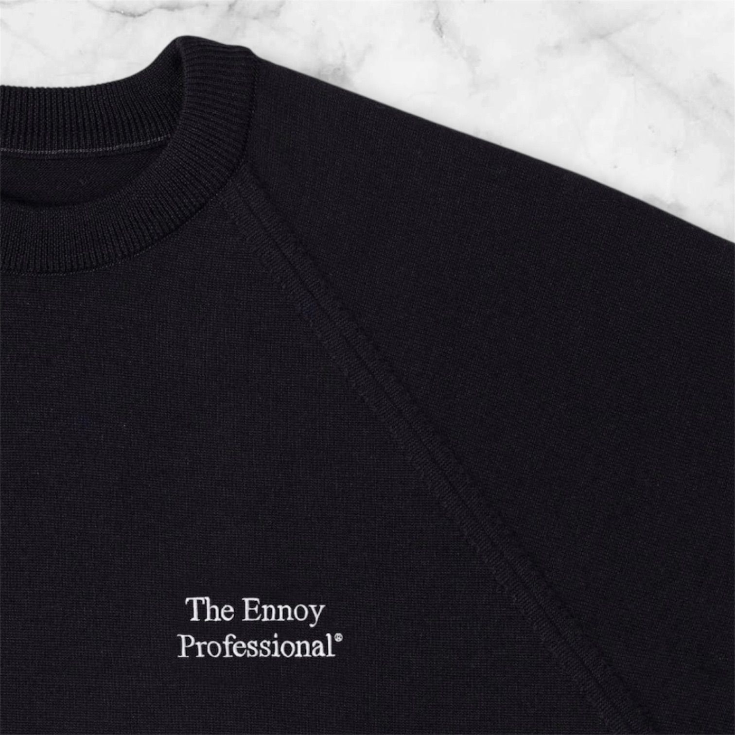 MERINO WOOL SWEATER BLACK ennoy ブラック XL - メルカリ