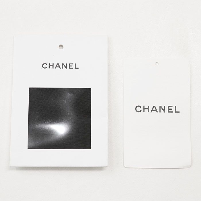  CHANEL シャネル カットソー P 75935 CAMBON カンボン No.5 COCOマーク カメリア クリスタルビジュー コットン フライスTシャツ 丸首 半袖 トップス 共生地付属 レディース 38 黒 伊製 ヴィルジニー ヴィアール期 アンサンブル トップス