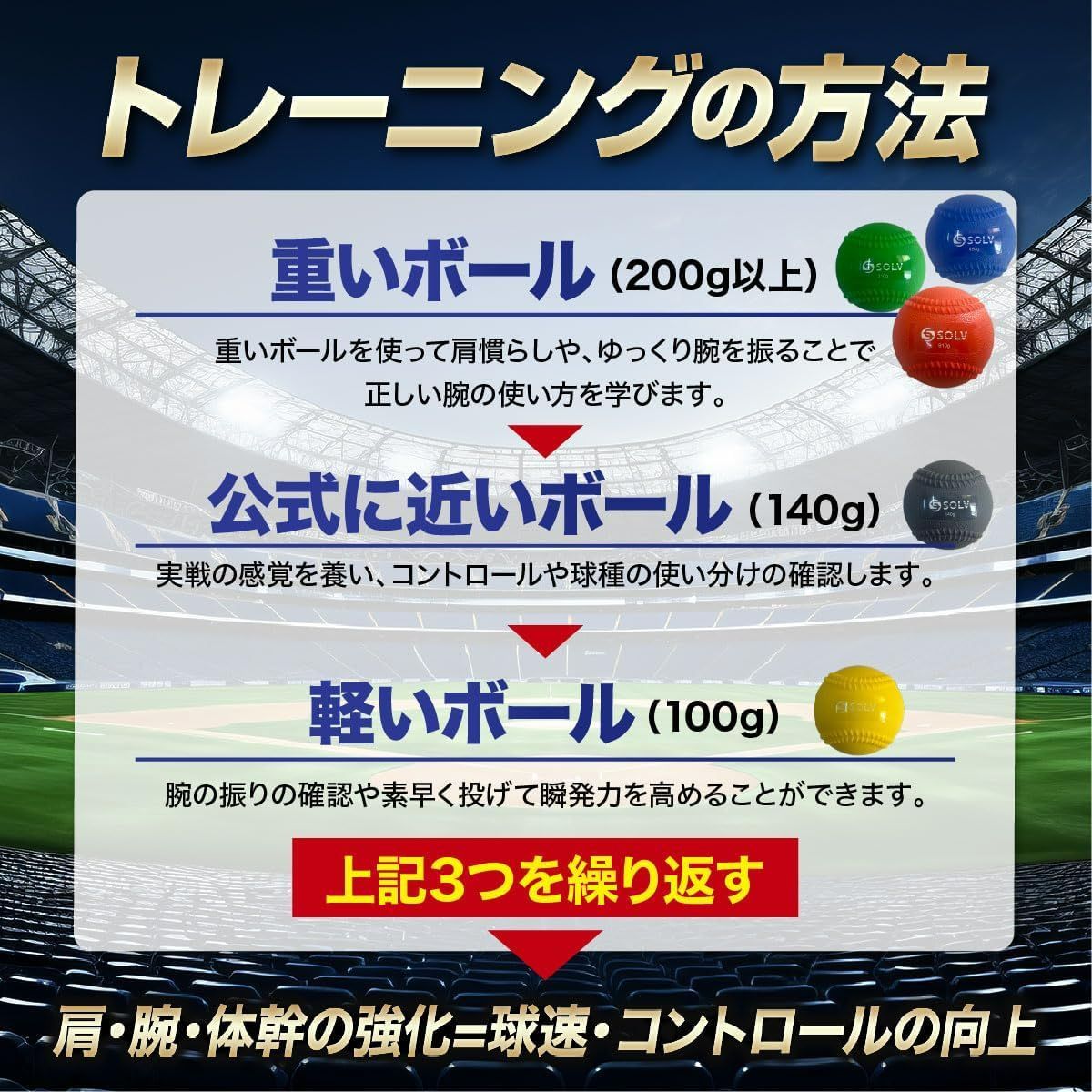 ウエイトボール 6種セット