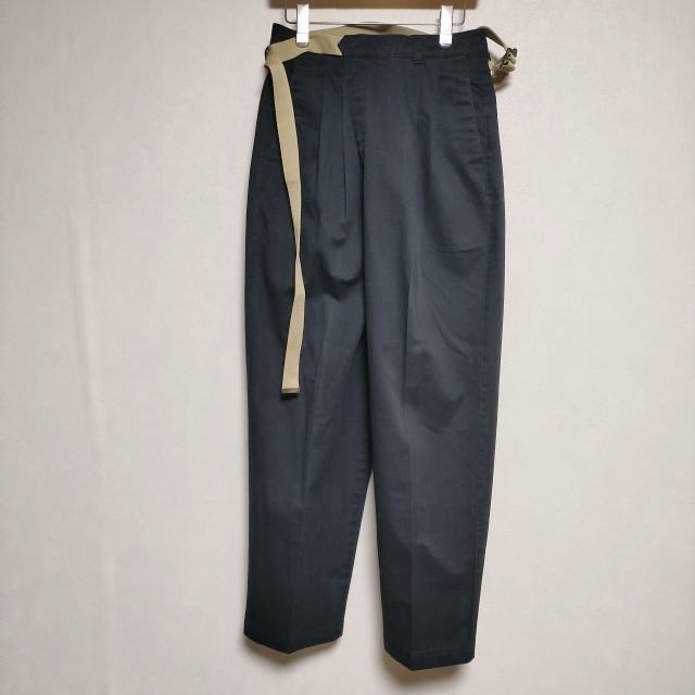 MAISON EUREKA ヴィンテージリメイクラップワイド チノパンツ