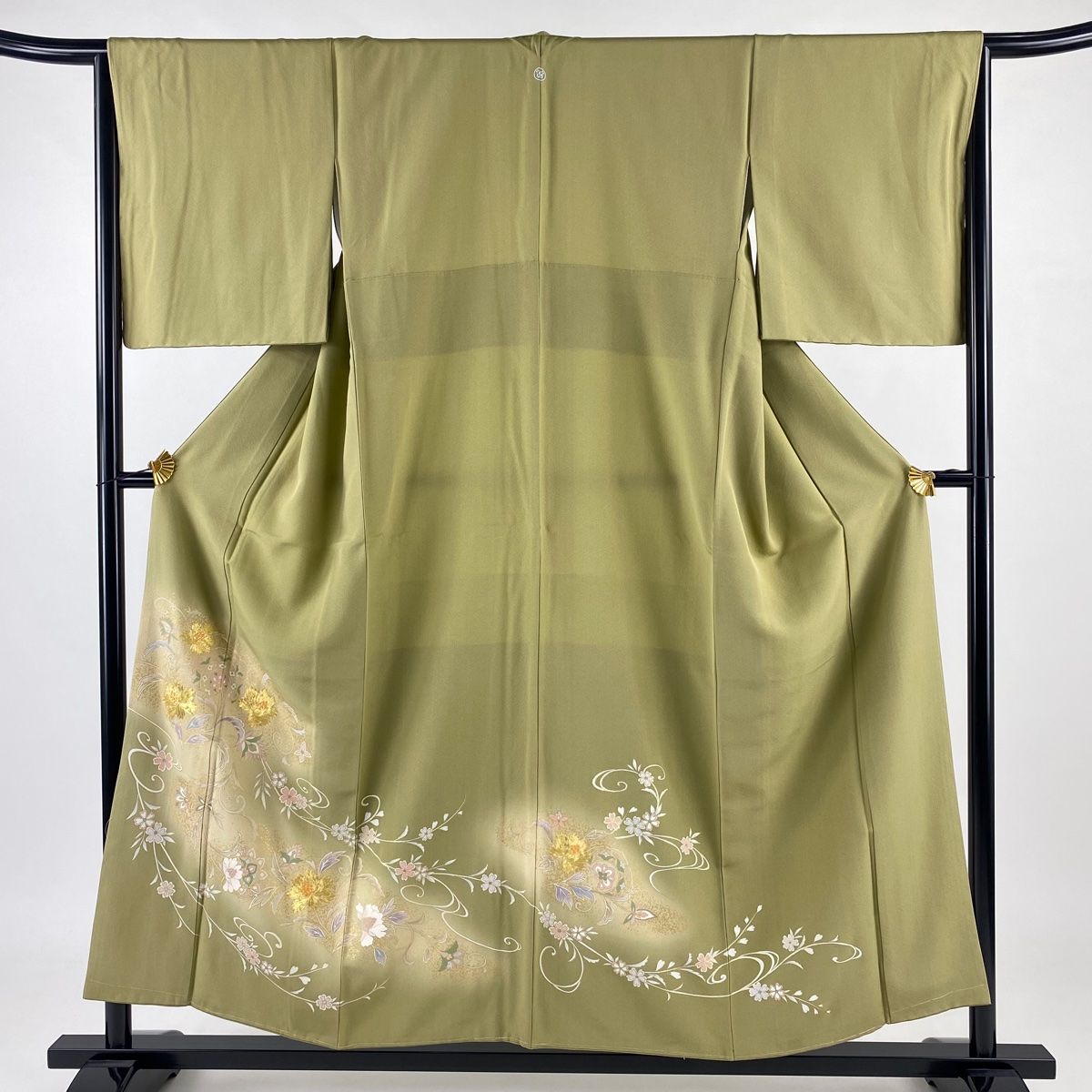 平和屋着物○豪華黒留袖 刺繍 松竹梅 金彩 正絹 逸品 CAAZ3531yc 平和