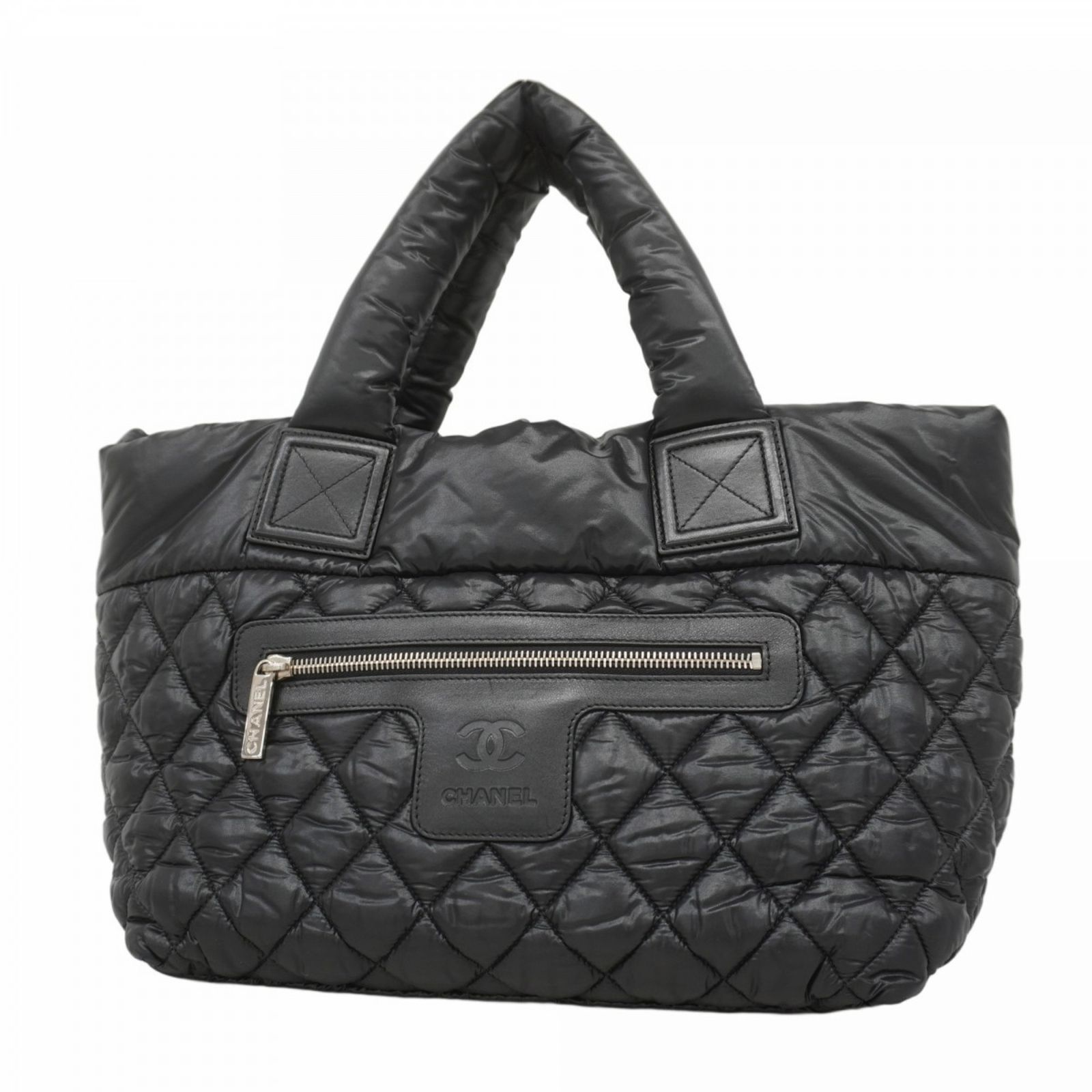 CHANEL コココクーン トートバッグ ハンドバッグ シャネル(Chanel) シャネル トートバッグ コココクーン ナイロン
