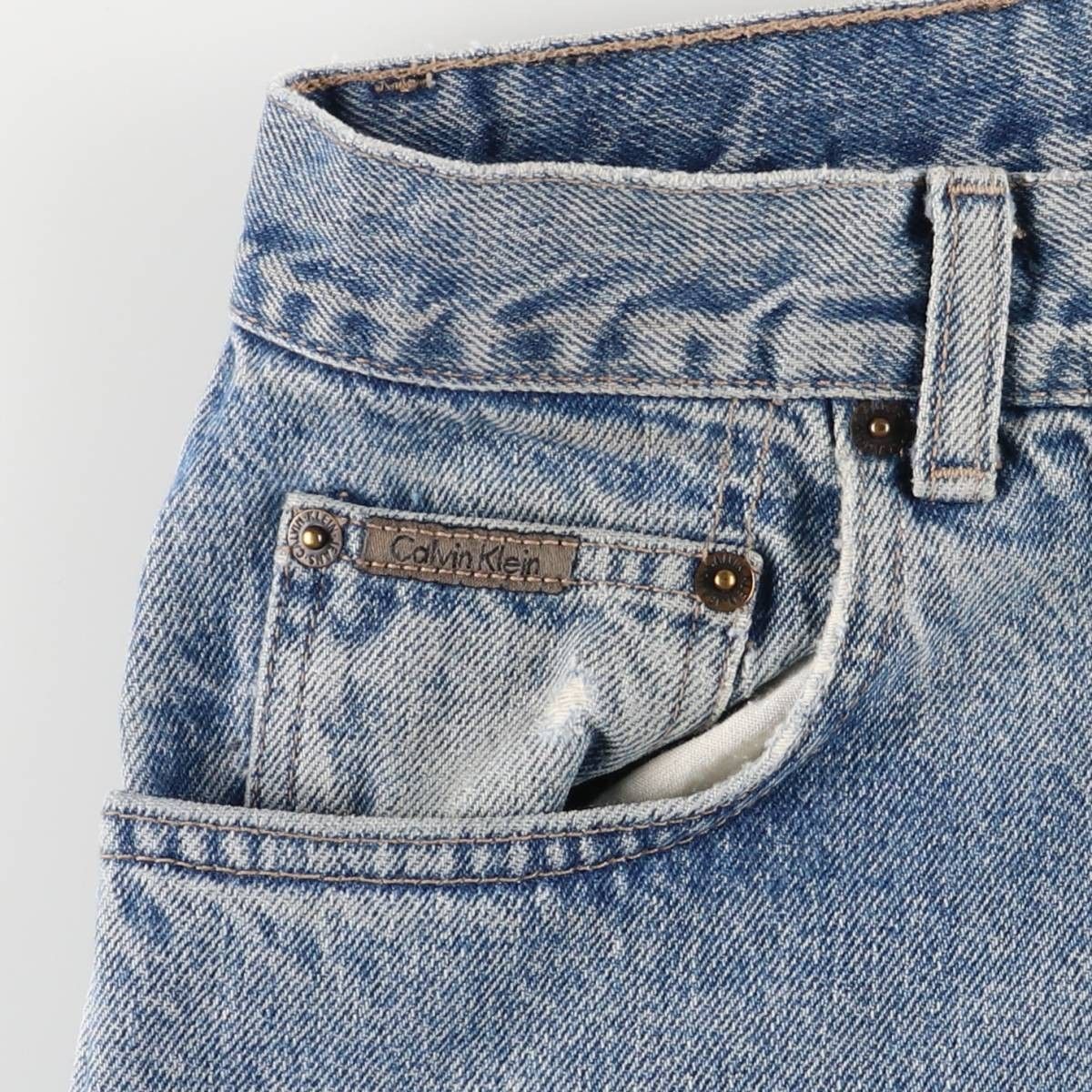 klein テーパードデニムパンツ