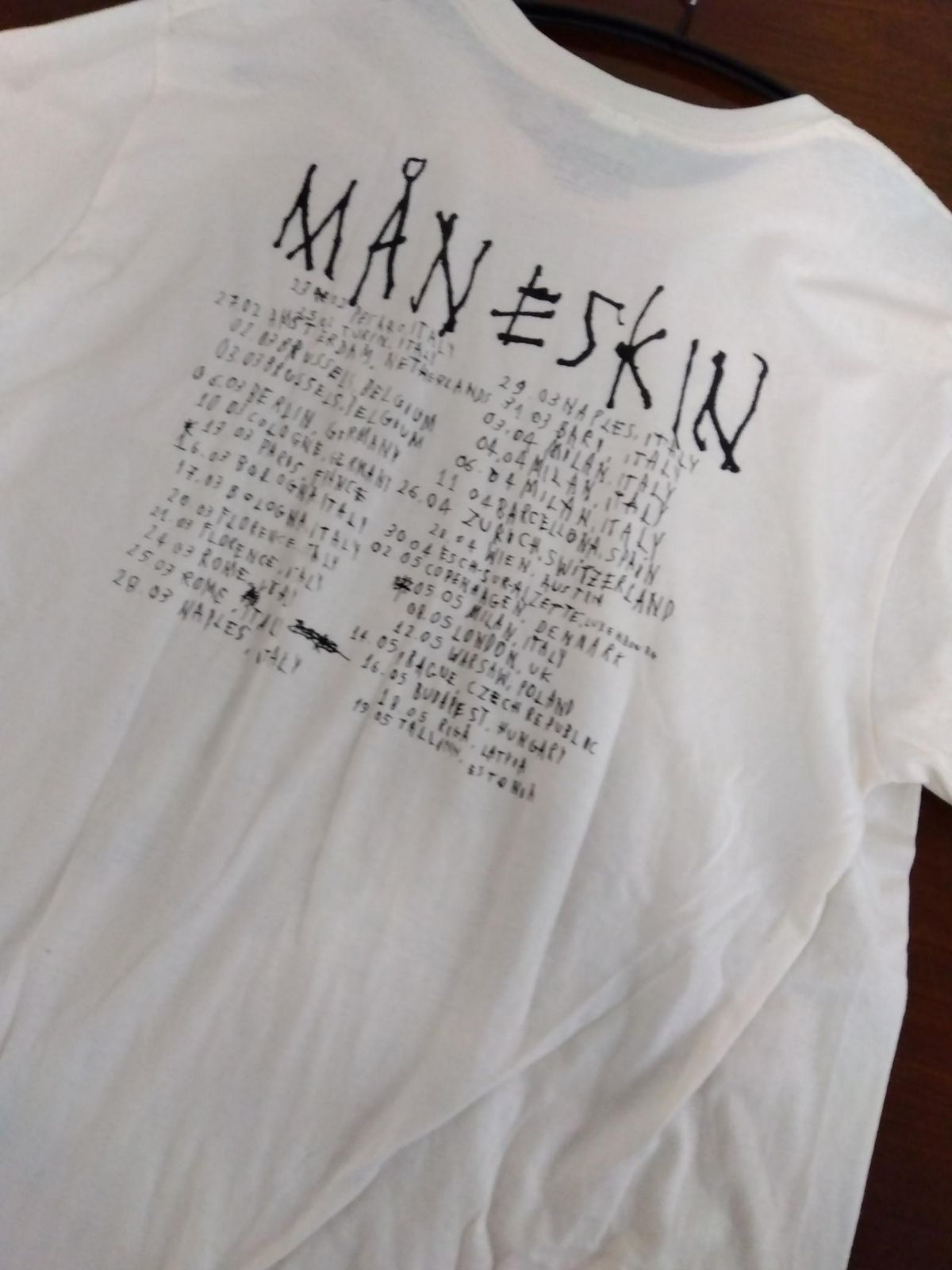 MÅNESKIN / Maneskin / マネスキン 正規品ロックTシャツ（新品