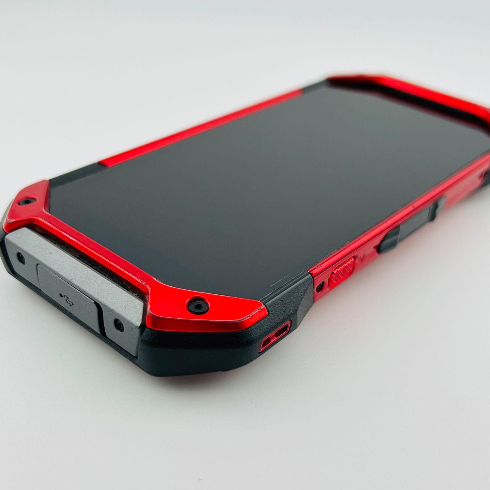 バッテリー良好 TORQUE 5G 128GB レッドSIMフリー(simロック解除済) 白