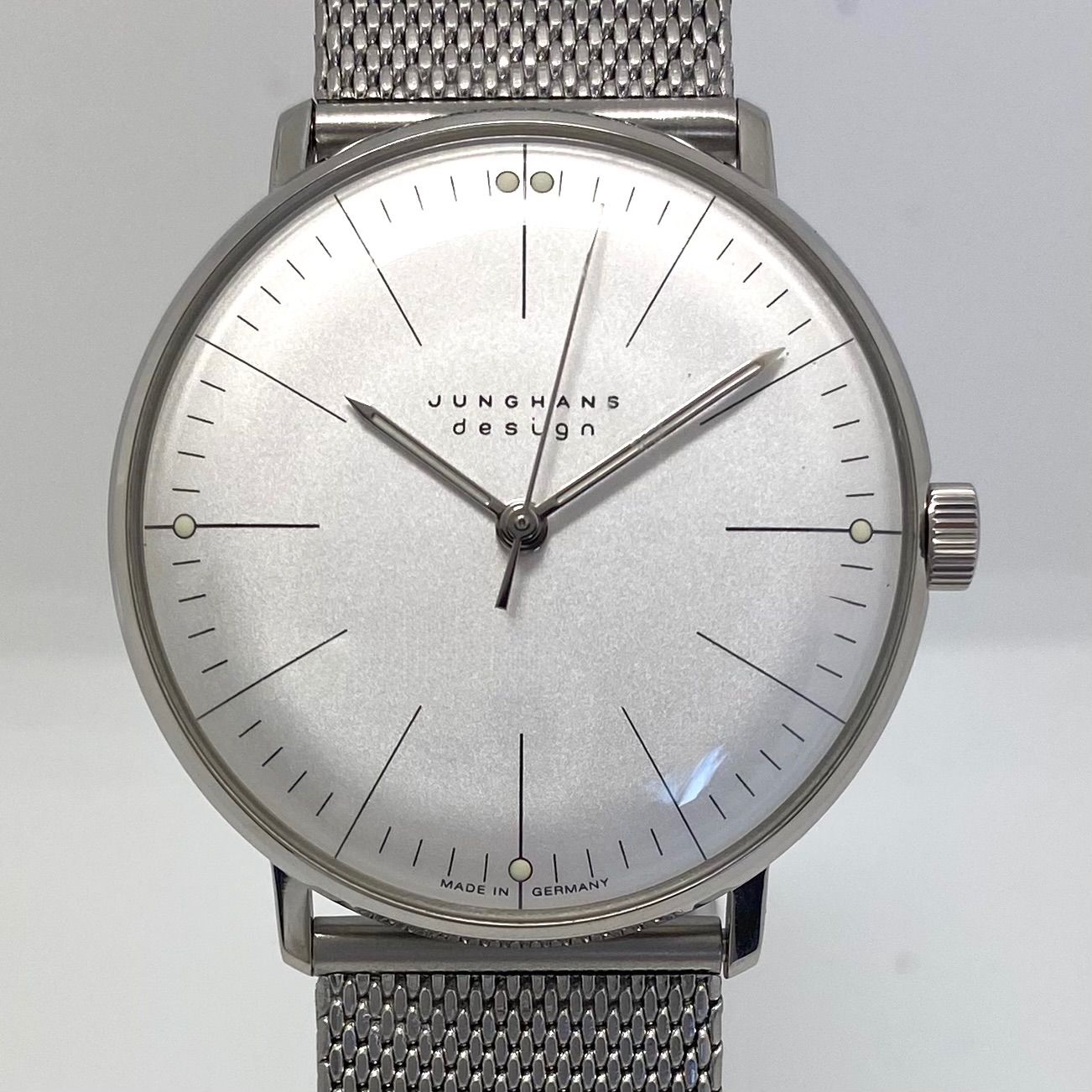 動作良好】腕時計 メンズ ユンハンス JUNGHANS マックスビル 027 