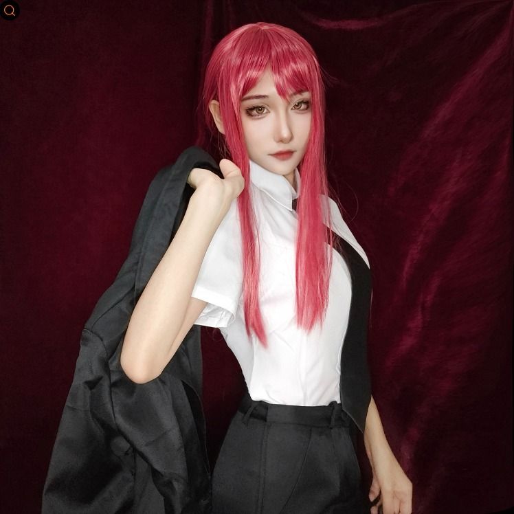 極シリーズ】 マキマコスプレ ロングスーツ [豪華4点SET] チェーンソー 