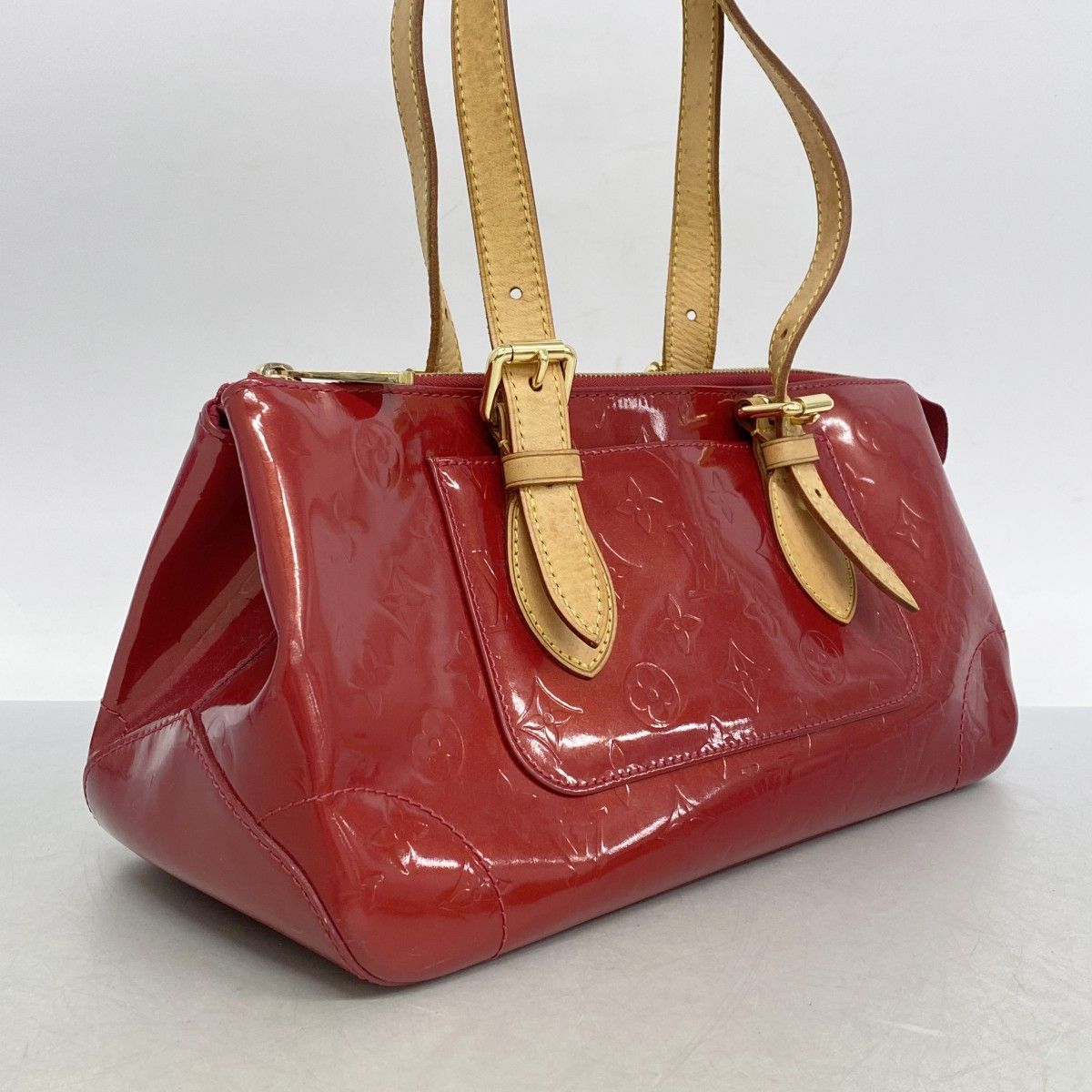 5md3892 ルイヴィトン ショルダーバッグ ヴェルニ ローズウッドアヴェニュー M93507 ポムダムール レディース