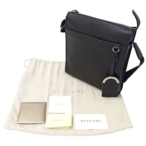 美品　ブルガリ　BVLGARI メッセンジャーバッグ　ブラック 楽天市場】BVLGARI ブルガリ 斜め掛けショルダーバッグブラック