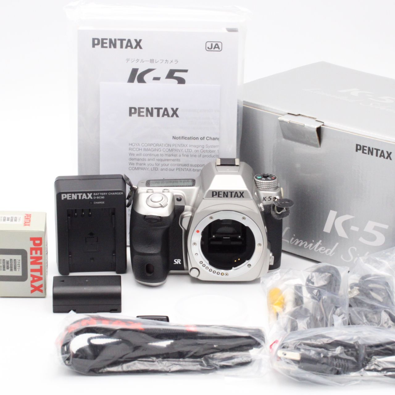 Pentax K-5 Limited Silver リミテッドシルバー ボディ 世界限定1500台