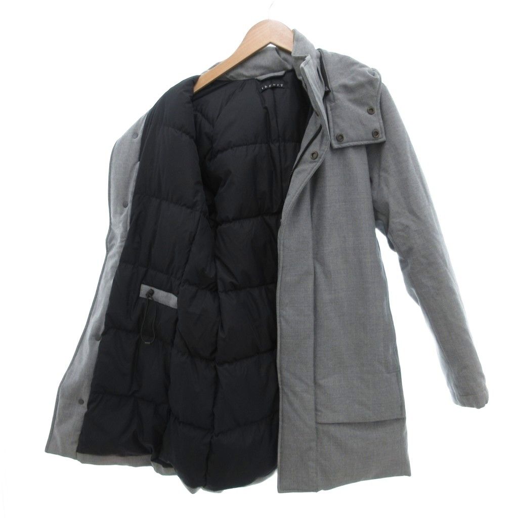 theory luxe グレー ウールコート フード付き theory luxe グレー ウールコート フード付き Go To Winter