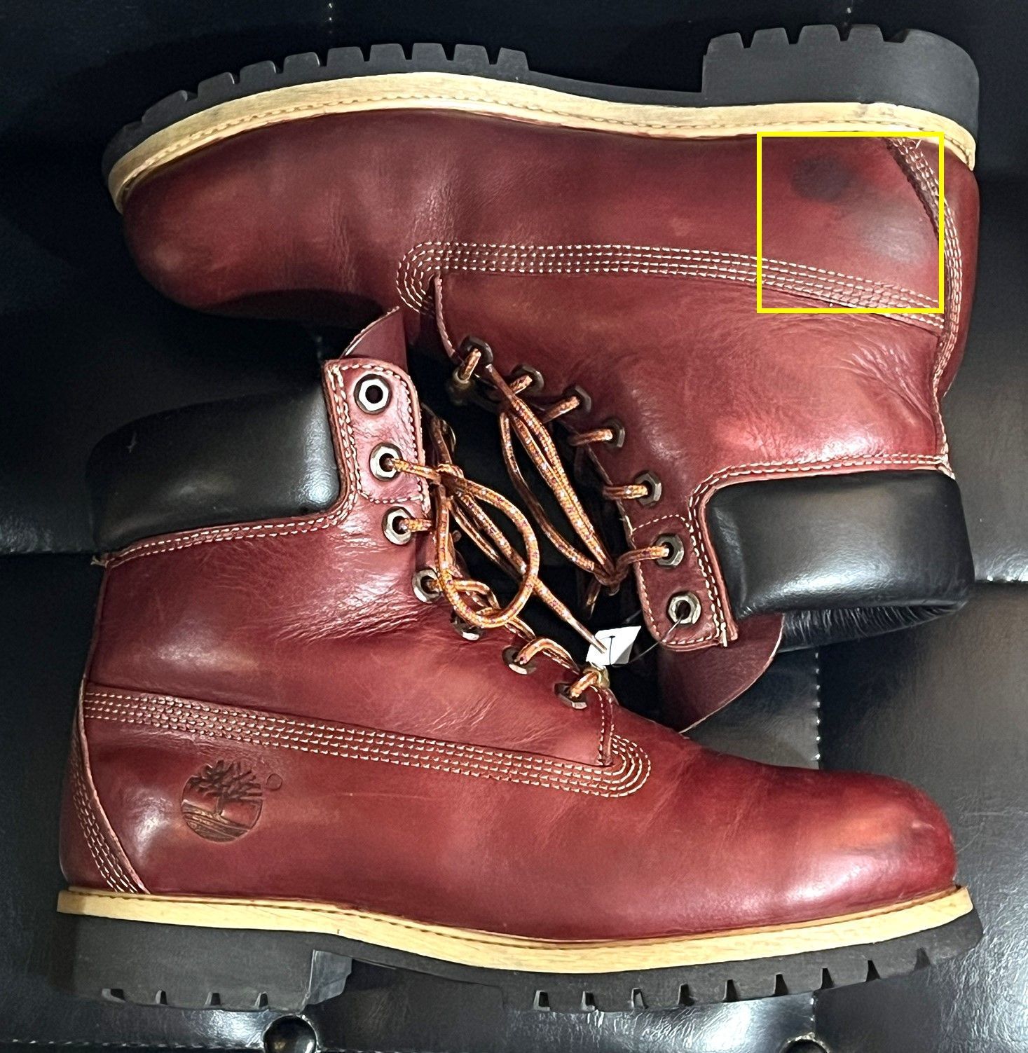 希少 USA製 Timberland 27020 6インチブーツ 赤茶レザー 26cm