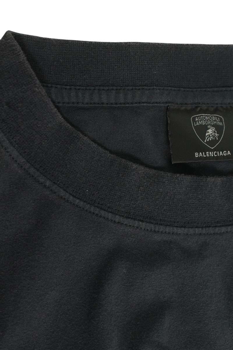 バレンシアガ 25AW 831305 TSVP9 ランボルギーニロゴプリントオーバー  