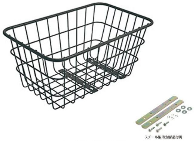 [最短即日発送] ギザ RB17P カラー リア バスケット ブラック(BKT08100)  送料無料